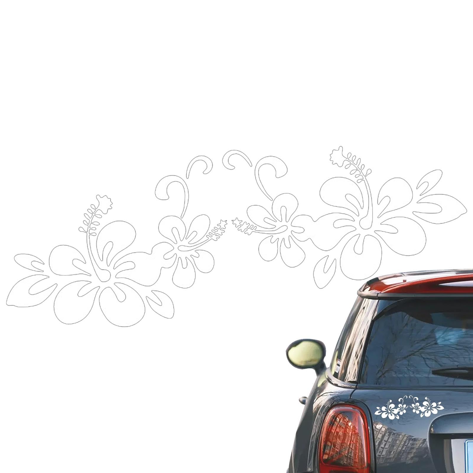 Amazon.co.jp: 車の車体の花のステッカー、花のデカール車体の 