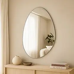 Espelho Lopazzi Orgânico Lyra 60x40cm Retrô Banheiro Lavabo