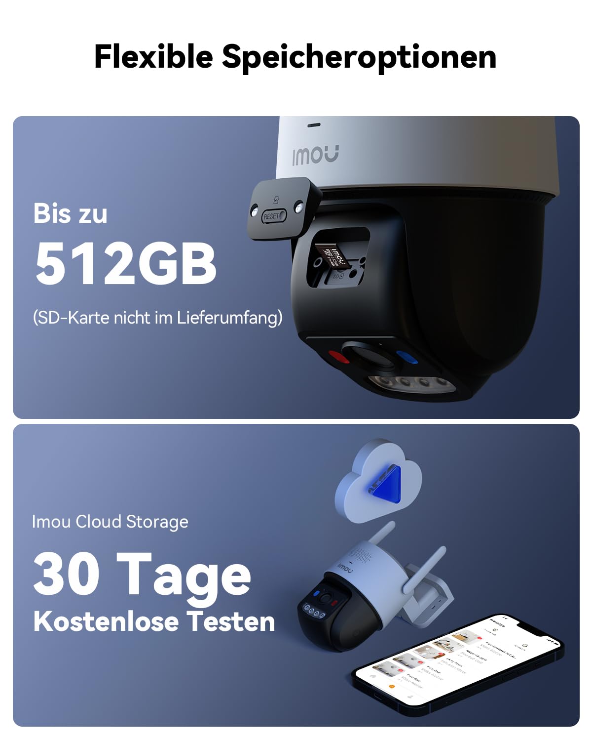 Imou 6MP PoE Überwachungskamera Außen mit Aurora-Farbnachtsicht Hell wie am Tag, 2.4/5GHz WLAN Outdoor Kamera 360° PTZ, KI Personen-/Fahrzeugerkennung, Smart Tracking, 2-Wege-Audio, Sirene Privatmodus