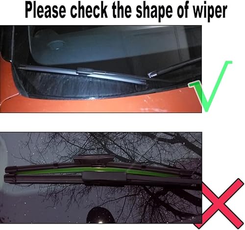 Miniatura 3 de Juego de 3 limpiaparabrisas delantero y trasero para Renault Captur Kaptur 2020 2019 2018 2017 2016 26 16 12 pulgadas