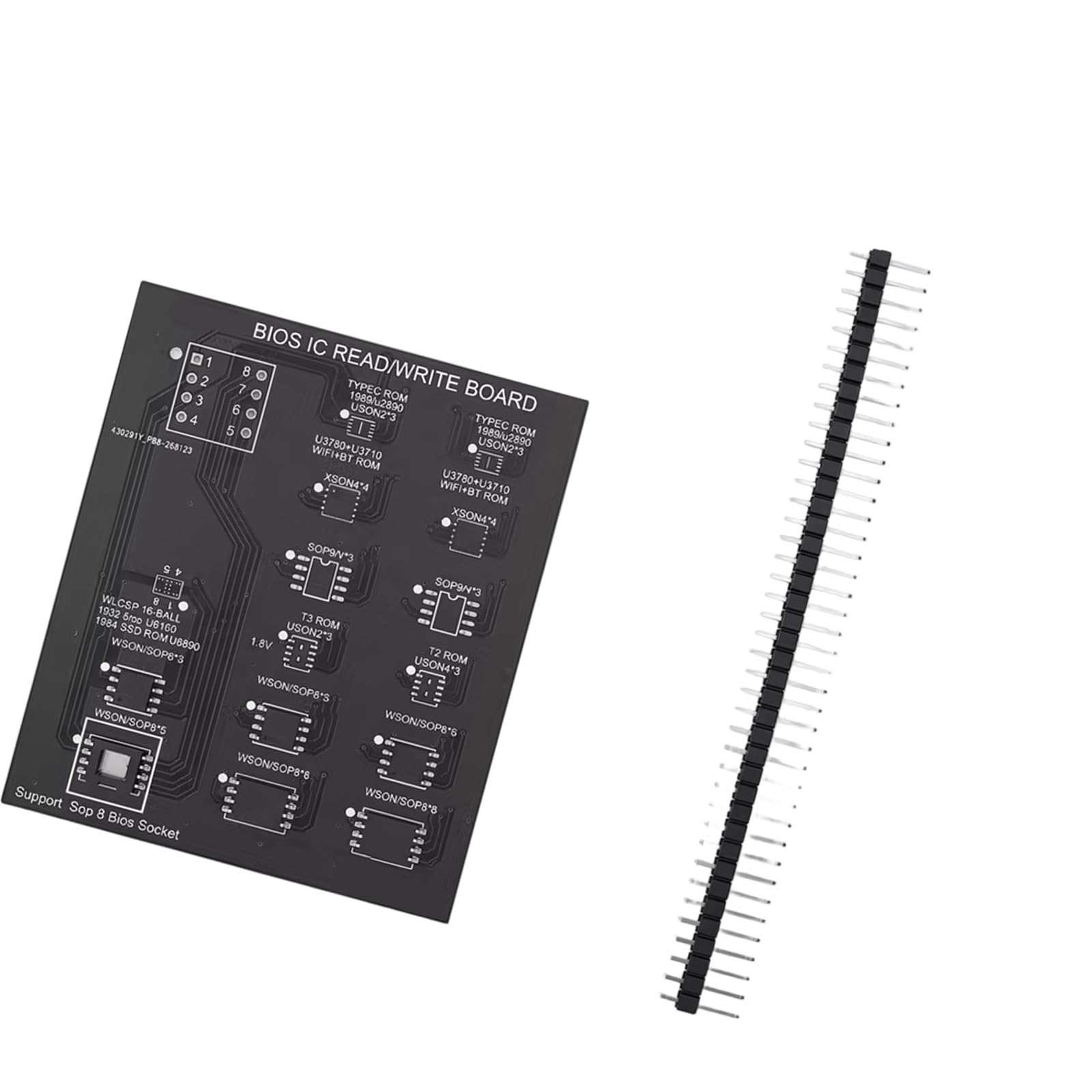 Cazstyk Wlcsp Chip Reader Writer Burners Adapter Board With Excellent Heat Resistance And Protections Serials Number Modified