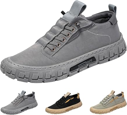 Mens Breathable Canvas Outdoor Travel Fashion Sneaker