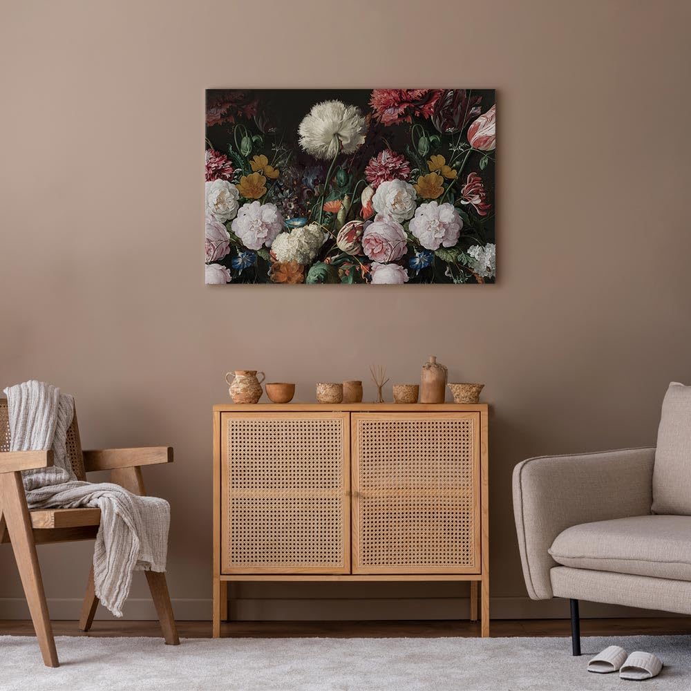 Akustikbild 'Sonnenblumen' – Schallschutzdeko Mit Akustikschaum, 40x60 Cm, Sofort Aufhängefertig