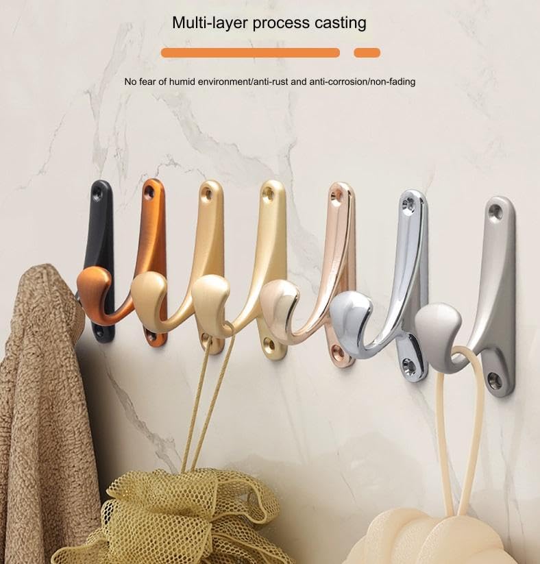 Ganci A Cuore Per Parete - 6 Pezzi In Metallo, Per Bagno, Cucina, Ufficio, Decorativi E Funzionali! - Foto 3