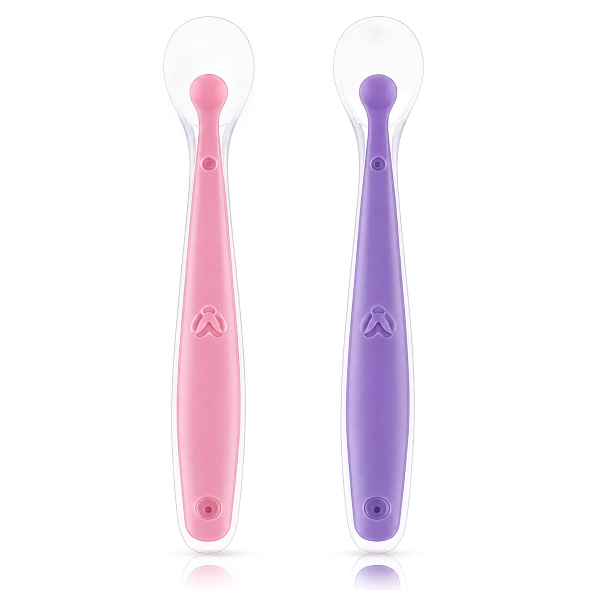 Babyrose Baby Silicone Feeding Spoon | BPA Free Soft Tip Spoon for Infants & Toddlers | Food Grade Silicone | Self Feeding Weaning Spoon | 1+ Months-picture-19