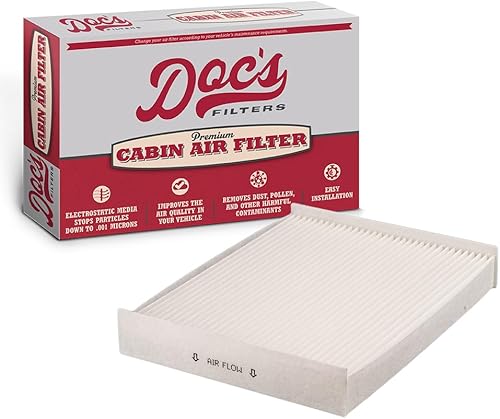 Doc's Filters Filtro de aire de cabina DC3806 Compatible con Ford 2015-2024