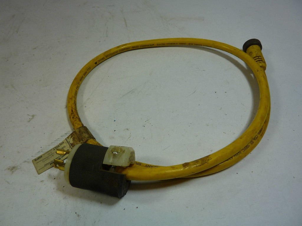 Brad Harrison 40903 Mini-Change Cordset 3P female 12' 16-3 PVC Cord