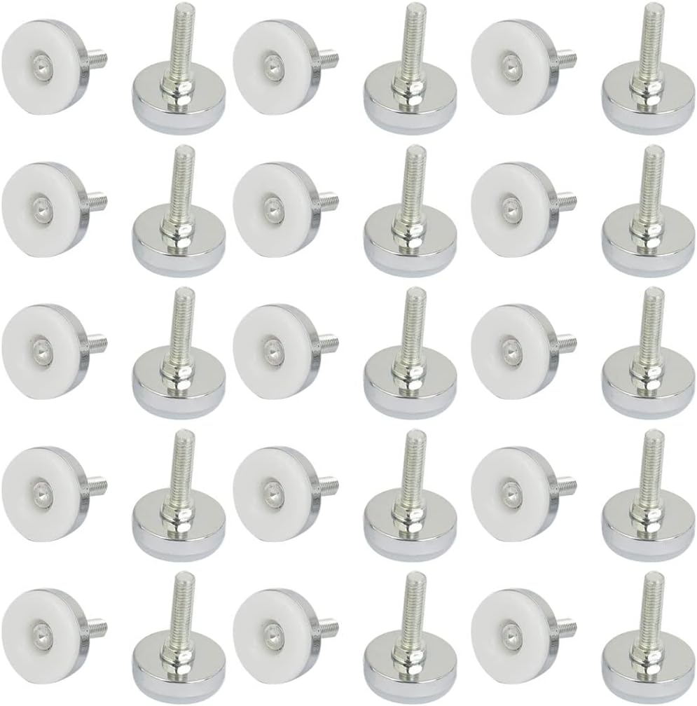 Plastic Base Furniture Table Glides Leveling Feet M8x28mm 30pcs (id: 312 e2b 0a1 dde 1da