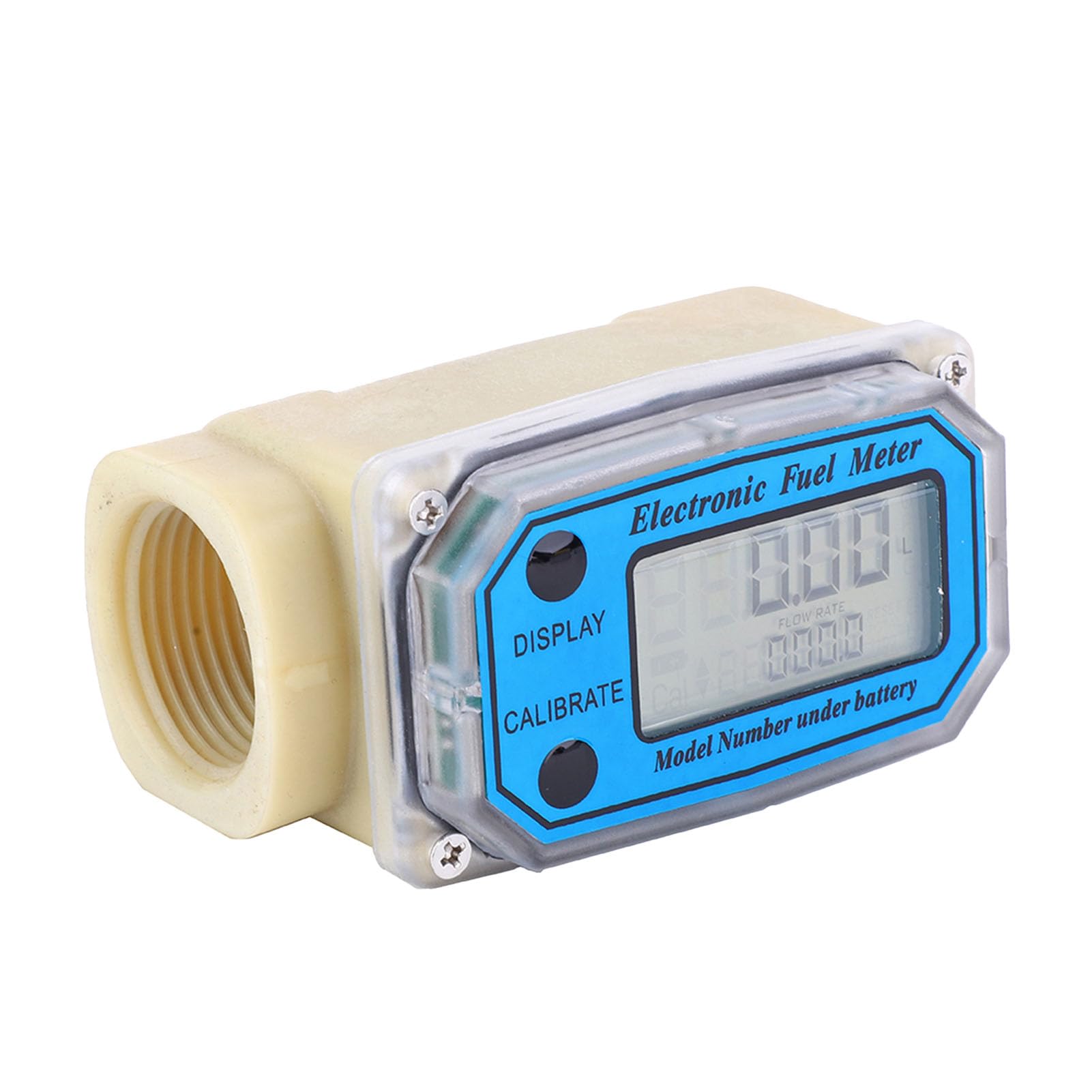 Mini Contalitri Digitale - Compatto e Leggero - Facile Installare - Precisione ± 1% - per, 1 NPT