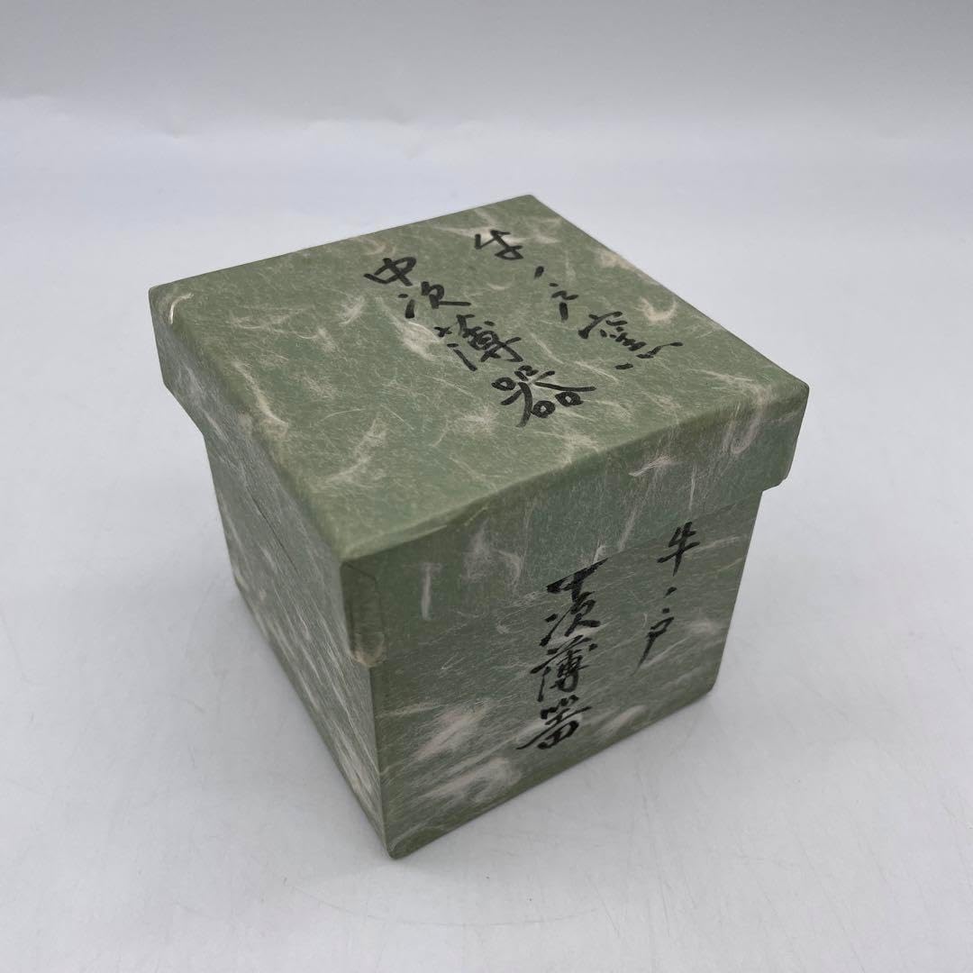 鳥取民藝　牛ノ戸焼　緑釉茶入蓋物 鳥取民藝 牛ノ戸焼 緑釉茶入蓋物 海外ブランド 鳥取民藝