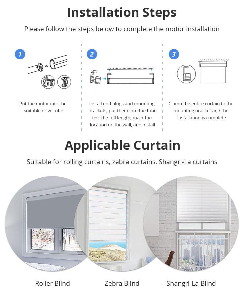 YoumiAi Oplaadbare Zigbee rolmotor voor 17/25/28 mm buizen, intelligente jaloeziemotor, automatische gordijnopener app/taal/afstandsbediening, Tuya Zigbee Hub vereist (motor, geen afstandsbediening YoumiAi Oplaadbare Zigbee rolmotor voor 17/25/28 mm buizen, intelligente jaloeziemotor, automatische gordijnopener app/taal/afstandsbediening, Tuya Zigbee Hub vereist (motor, geen afstandsbediening