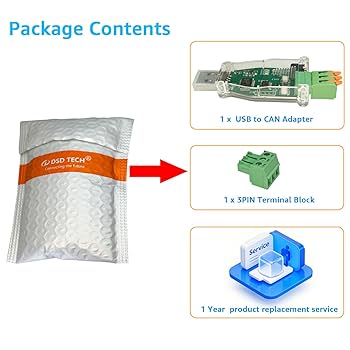 Amazon | DSD TECH SH-C31A USB - CANアダプター Canable 2.0に