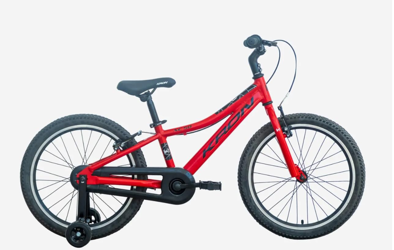 KRON XC 50 20 JANT V FREN ÇOCUK BİSİKLETİ KIRMIZI-SİYAH/BEYAZ