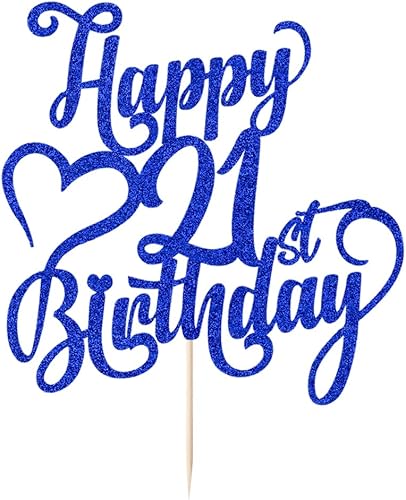 Miniatura 206 de Decoración para tarta de cumpleaños número 15 con purpurina dorada – 15 aniversario/cumpleaños – Hello 15, Cheers to 15 años, 15 & Fabulous Cake