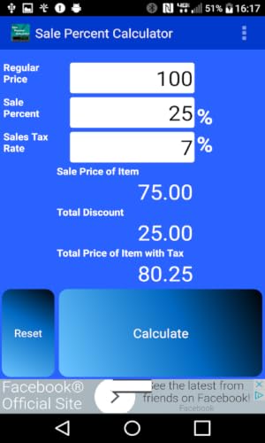 Sale Percent Calculator – vue 4