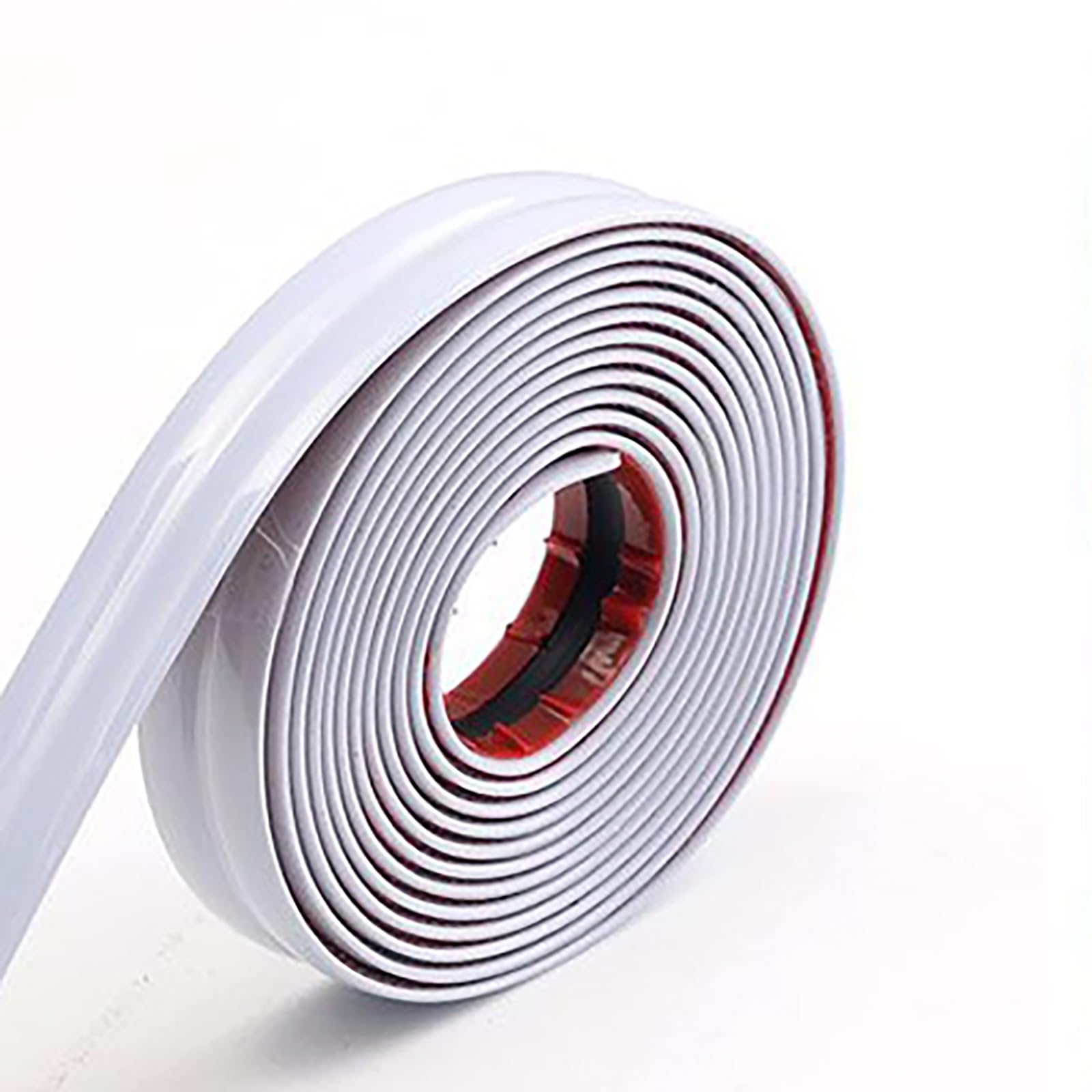 PIGIAOKA 8M PVC Moulding Trim, Self Adhesive Wall Corner Protector, Flexible Tile Trim Peel and Stick Plastic Corner Trim for Wall, Tile Edging, Ceiling, Furniture, Countertop Frame (White) (12M)