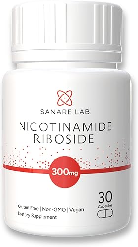 NAD+ Supplement with Nicotinamide Riboside (NR) 300 mg  Cellular Energy & Metabolism Support  30 Capsules