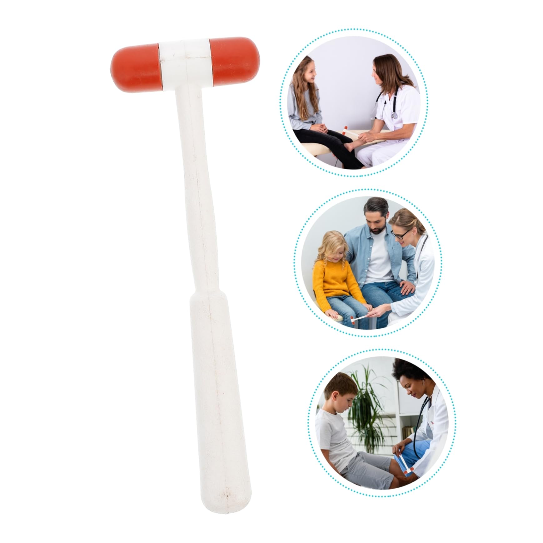 Gatuida 3piezas Martillo De Médico Para Pruebas Neurológicas Herramienta De Percusión Para Clínicas y Educación Diseño Ergonómico y Cómodo Para Reflexiones y Evaluación Médica