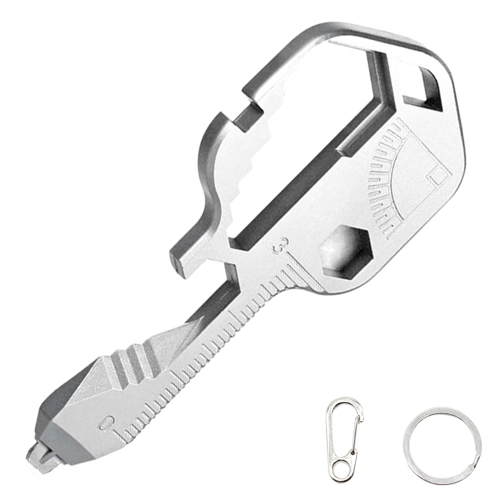 Sponsored Ad – 24-in-1 Multi Tool Keychain – Stainless Steel Portable Key Shaped Tool with Bottle Opener, Spanner, Outdoor DIY Gift for Men