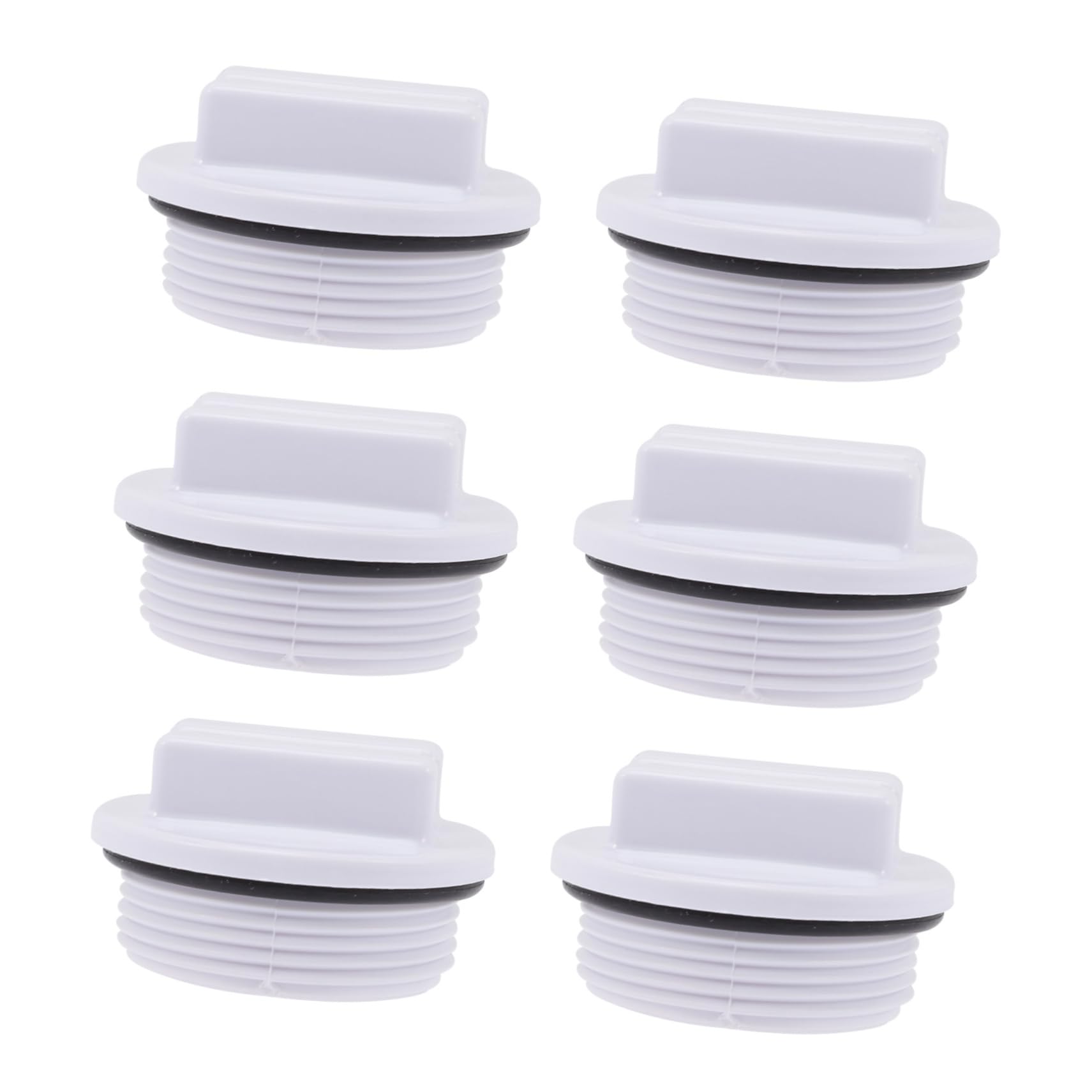 Yardwe 18pièces Bouchons De Drainage Filtrant à Vis pour De Piscine Bouchons pour Eau Installation Facile Et