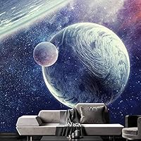 Wall Mural The Beautiful Space World Removable Self-Adhesive Wallpaper Wall Decoration for Bedroom Living Room - 66x96 inches