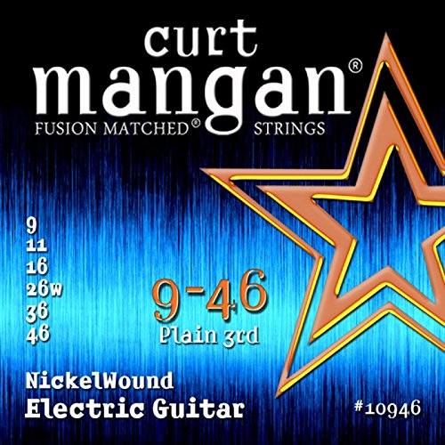 Curt Mangan 9-46 Nickel Wound Electric Guitar Strings #TOP13