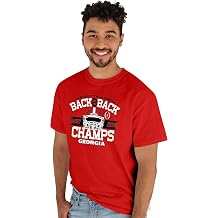 Blue 84 Ncaa Officially Licensed Georgia Bulldogs National Champs T-Shirt 2022-2023 2x Red Men's T-Shirt