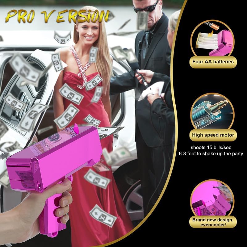 Miniatura 5 de Make it Rain Gold Gun for Movies That Look Real,Handheld Spary Gun for Game Movies Party Supplies