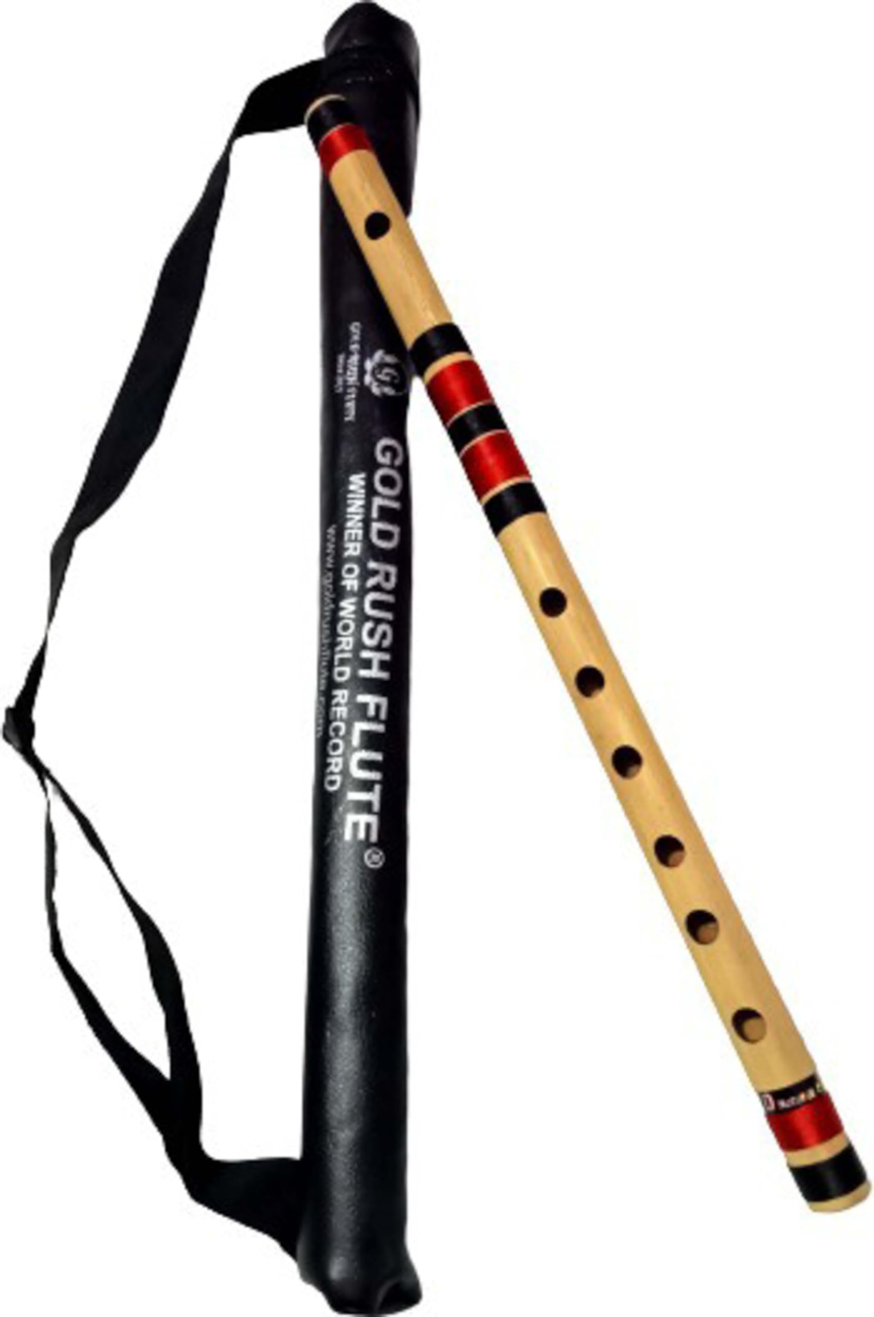 C Sharp Medium Professional Right Handed Bamboo Flute 18.5 inch Size 47 Cm Length With Free Carry Bag (C#SBF00012)-image-14