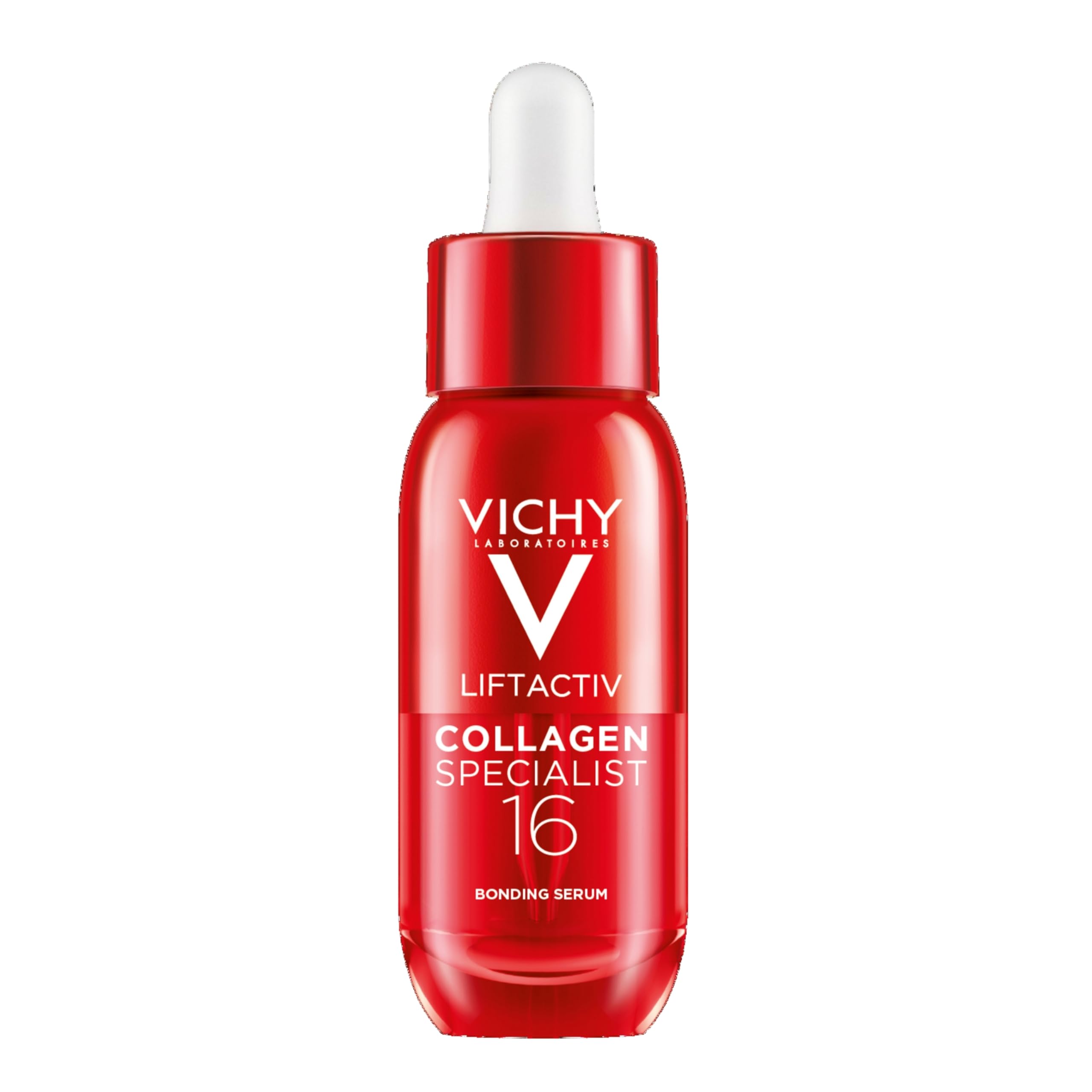 Protocolo Vichy Liftactiv Collagen Specialist 16 con sérum 30 ml y crema de día 50 ml, para líneas de expresión y arrugas, con Ramnosa, péptidos y maitake