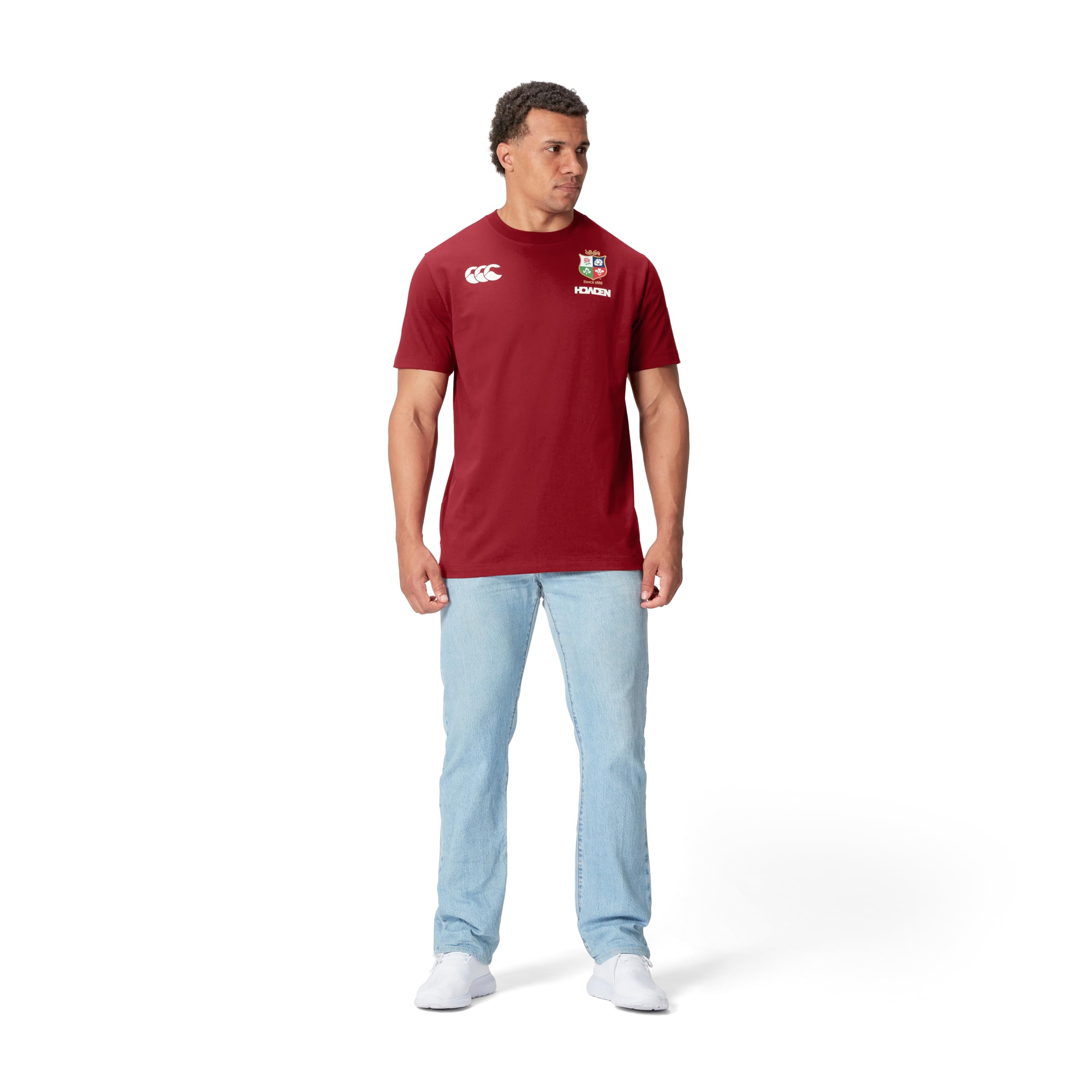 Canterbury Leones Británicos E Irlandeses de Algodón Camisa Hombre (Pack de 1)