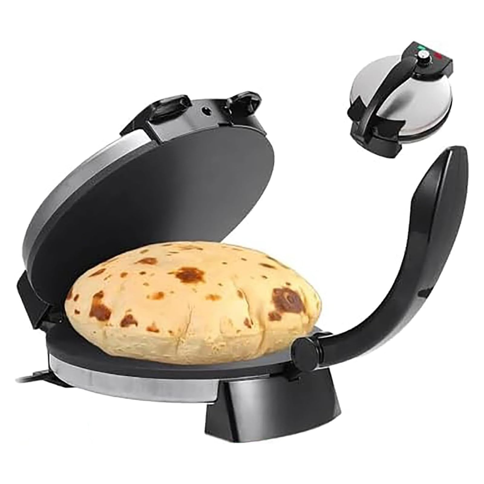 Piastra per Piadine Elettrica 1500W, Doppia Cottura 25 cm