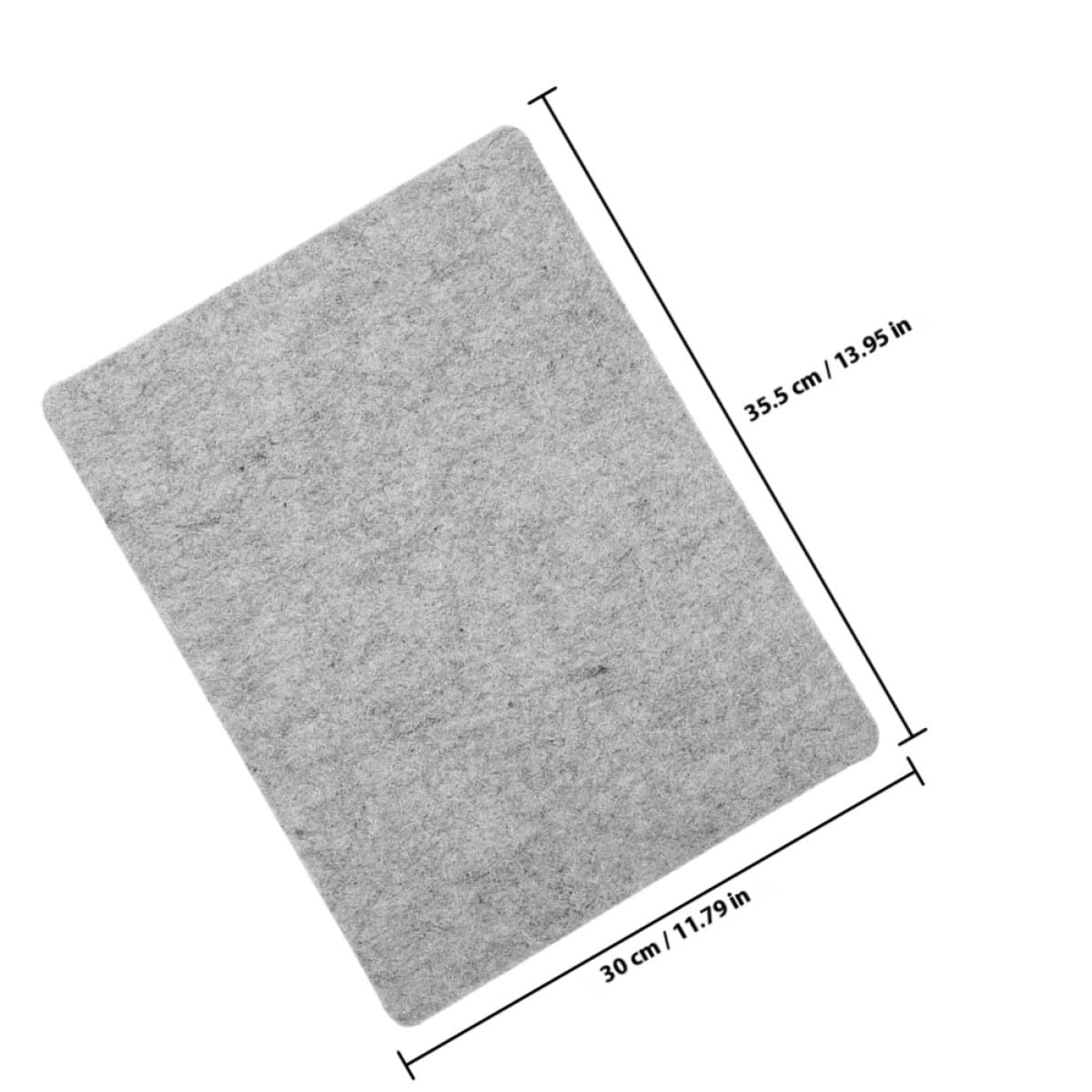 Tappetino da Stiro in Feltro di Lana 30X355 CM Resistente al Calore Antiscivolo e Riutilizzabile Protezione Termica per Asse da Stiro da Viaggio e Trapuntatura Adatto per