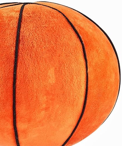 Miniatura 4 de XIYUAN Pelotas deportivas rellenas de 11 pulgadas, almohada redonda de felpa de fútbol de baloncesto, almohada suave y duradera, decoración de