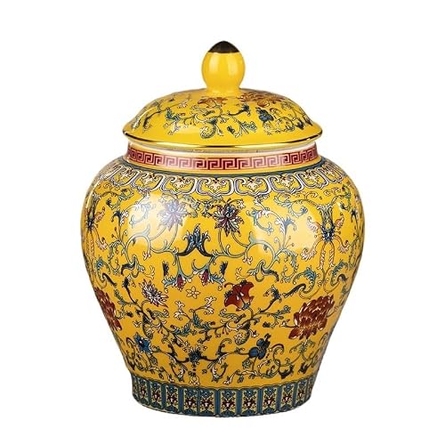 Eines C Pantry Storage Ontainers Erami Tea Ans Enamel Olor General Ans Half A Atty Palace Style High-End Biluochun Andy Home Storage Sealed Ans Erami Containers For Tea, Offee, Flour, Sugar,