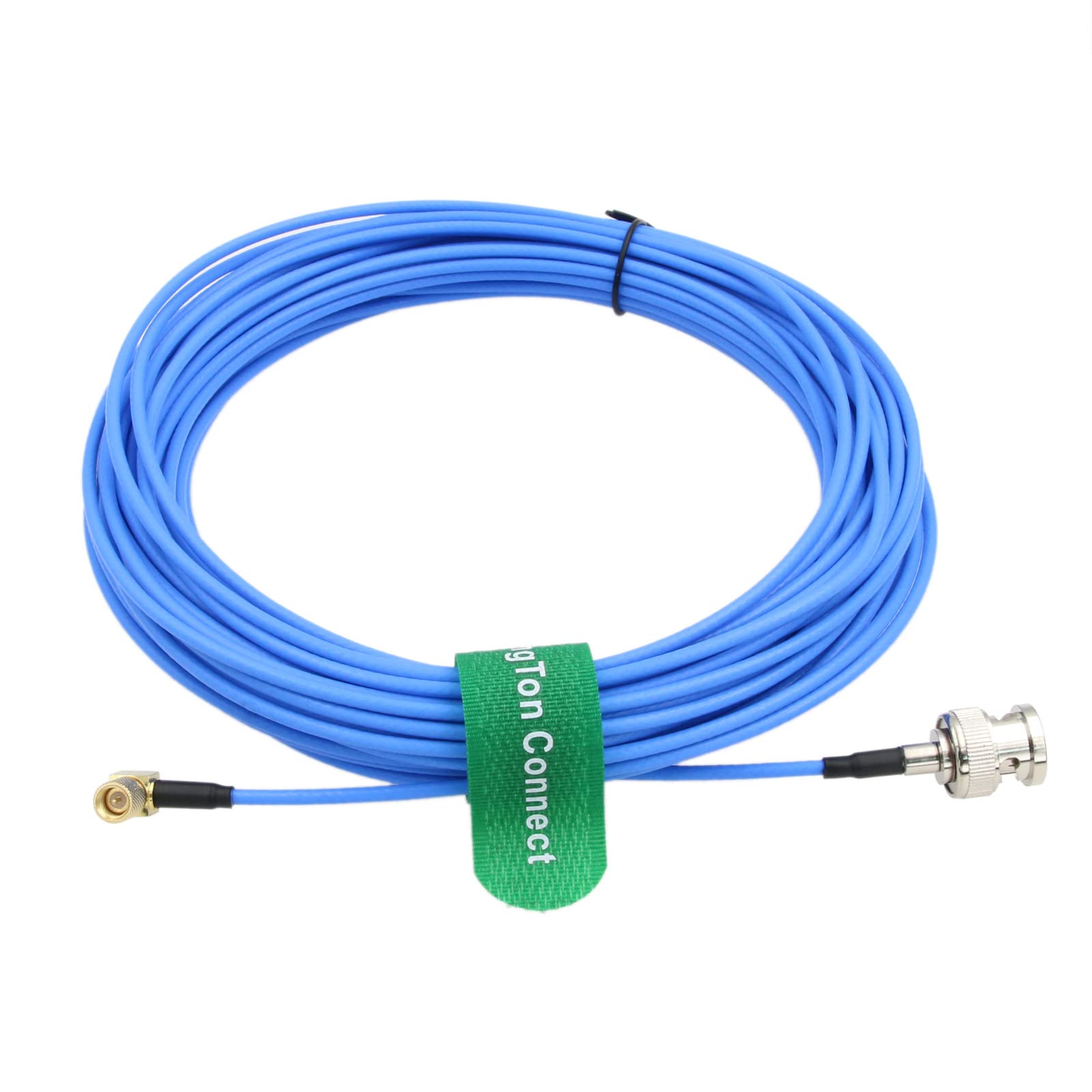 HangTon Sensor de aceleración Cable de medición de vibración BNC a Microdot 10-32 UNF para acelerómetro transductor señal acústica 30 m