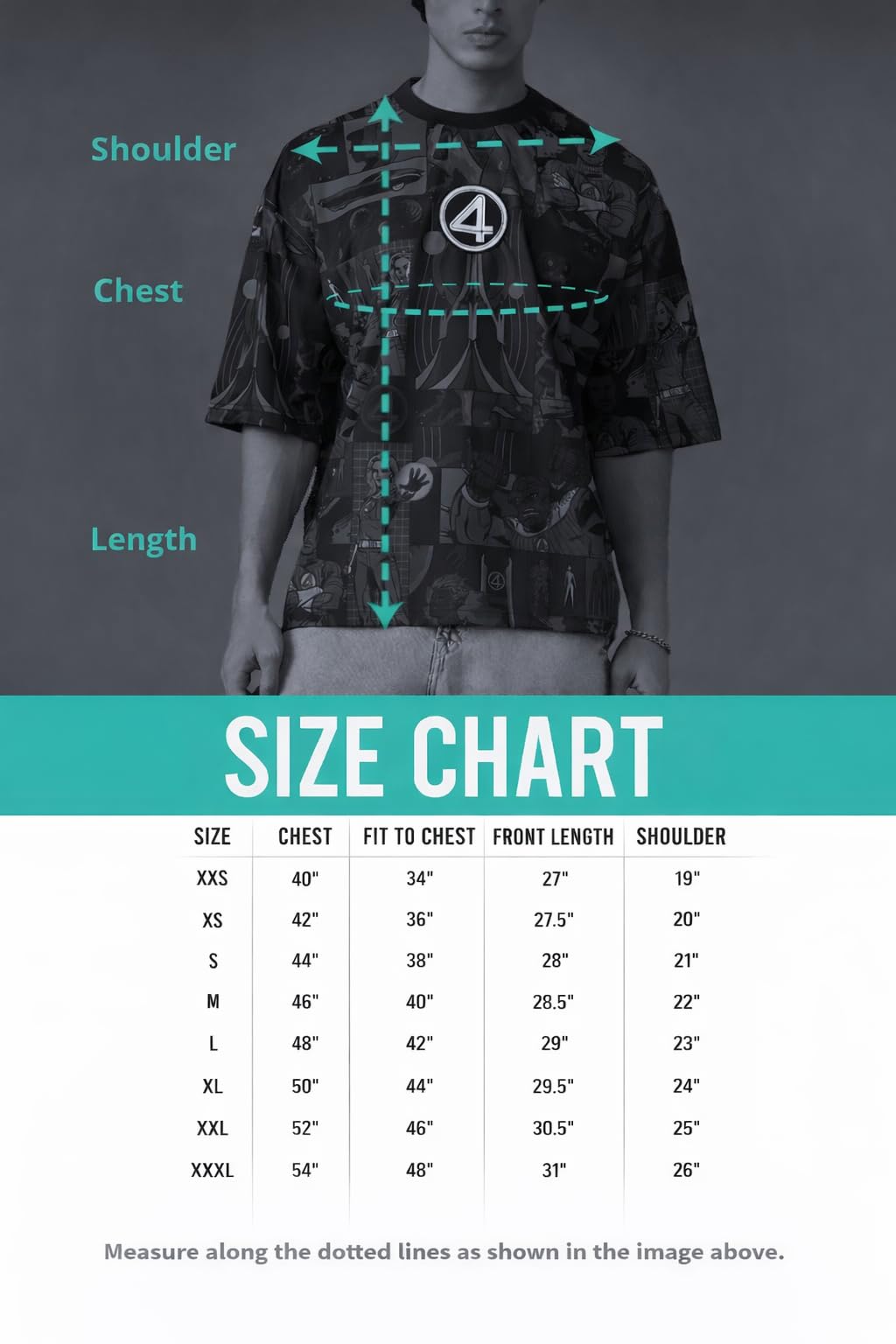 The Souled Store Linkin Park: modisches T-Shirt, übergroß, kurzärmelig, Rundhalsausschnitt, Grafikdruck, lässig, leicht, schulterfrei, modisches T-Shirt