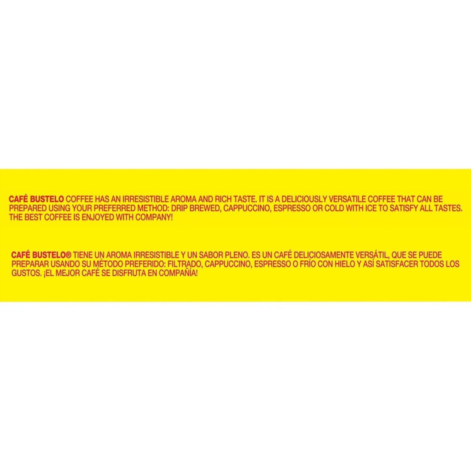 Café Bustelo® Dark Roast Espresso Coffee, 10 Oz Vacuum Pack