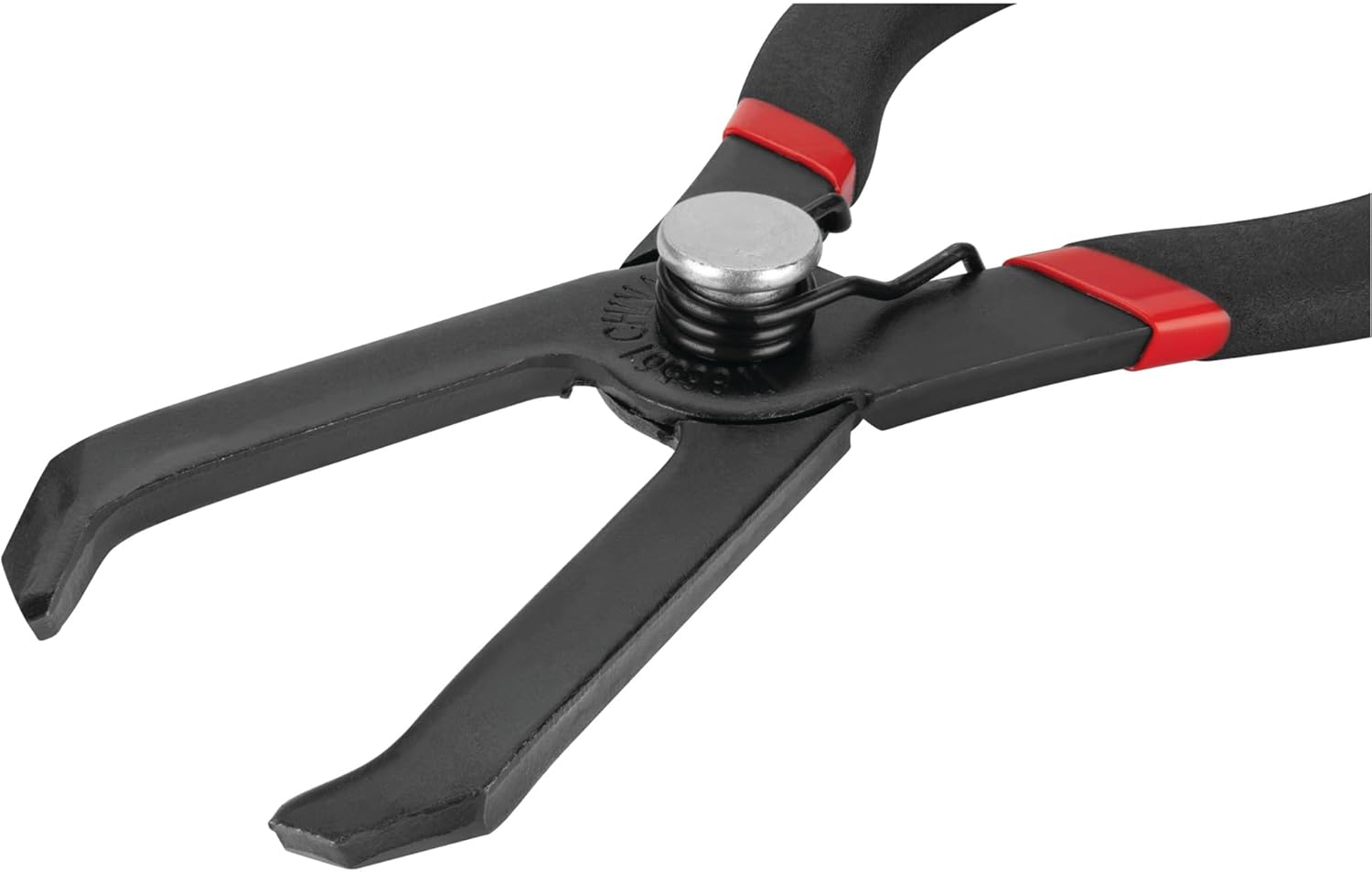 Performance Tool W86561 Angled Push Pin Pliers for Retainer & Anchor for Honda, Toyota, GM, Ford, Chrysler, Black