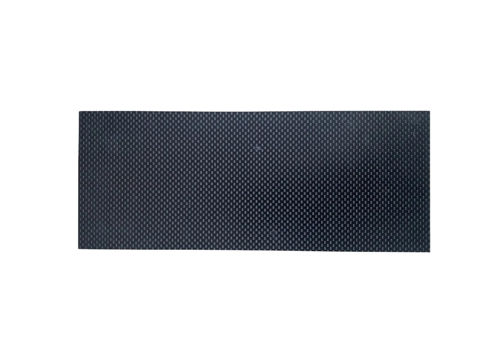 Arkusze z włókna węglowego, Arkusz z włókna węglowego 3K, czarny, 100 mm na 250 mm, grubość 0,5-5 mm(3.0mm twill matte)