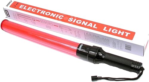 Miniatura 5 de Dorcy Varita de señal LED multifunción de 20 lúmenes de 12 pulgadas con correa de muñeca, naranja (41-1063)