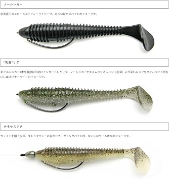 Keitech FS78440 Artificial Fishing Bait, Electric Shad, 6.8