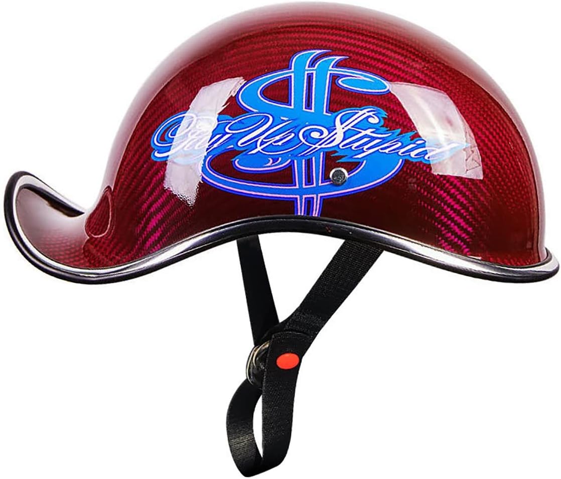 SDFGDFD Motorcycle Half Helmet,Motorcycle Helmet DOT/ECE