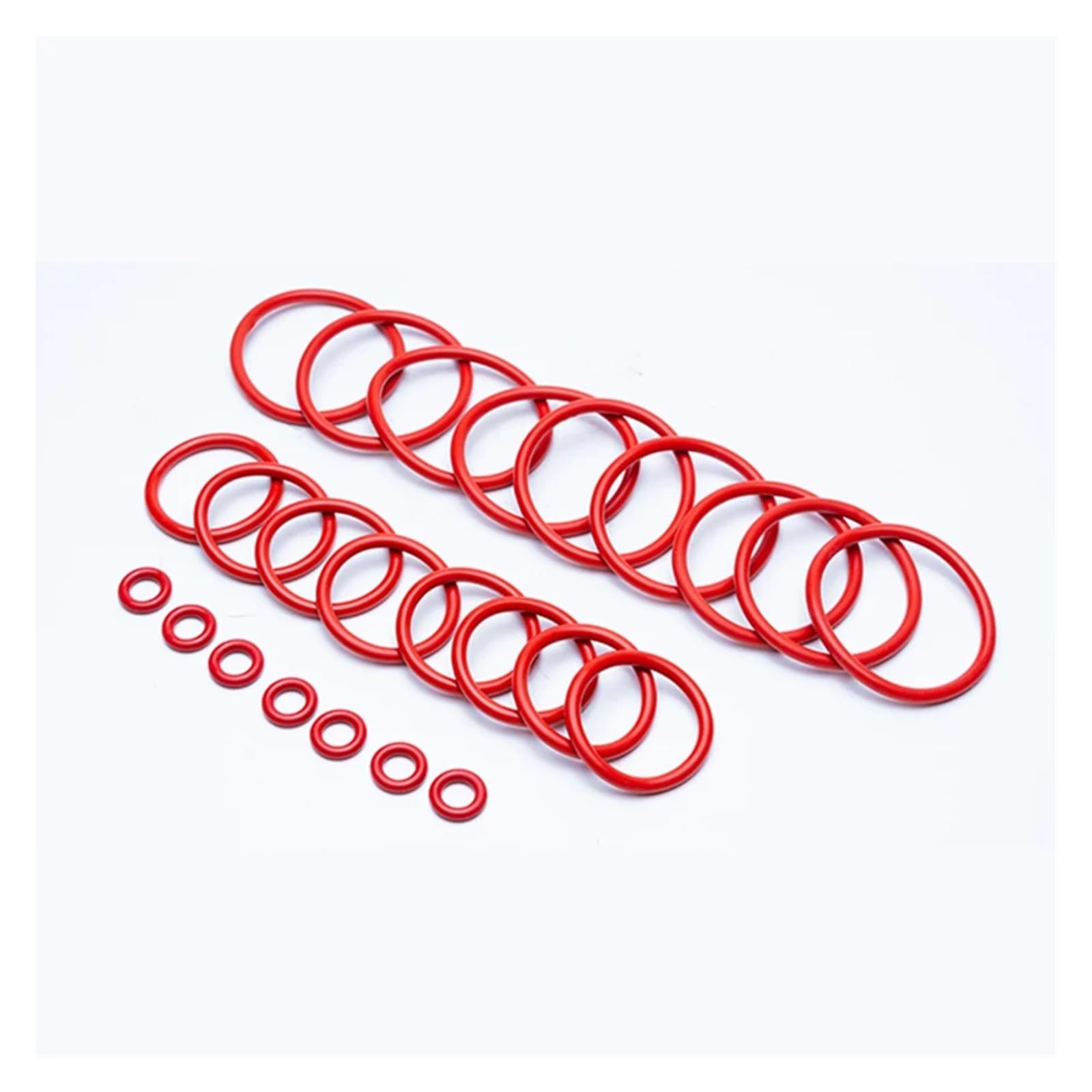 CS 5mm, Kolor Czerwony Guma Silikonowa O-ring | 355x5(1pcs)