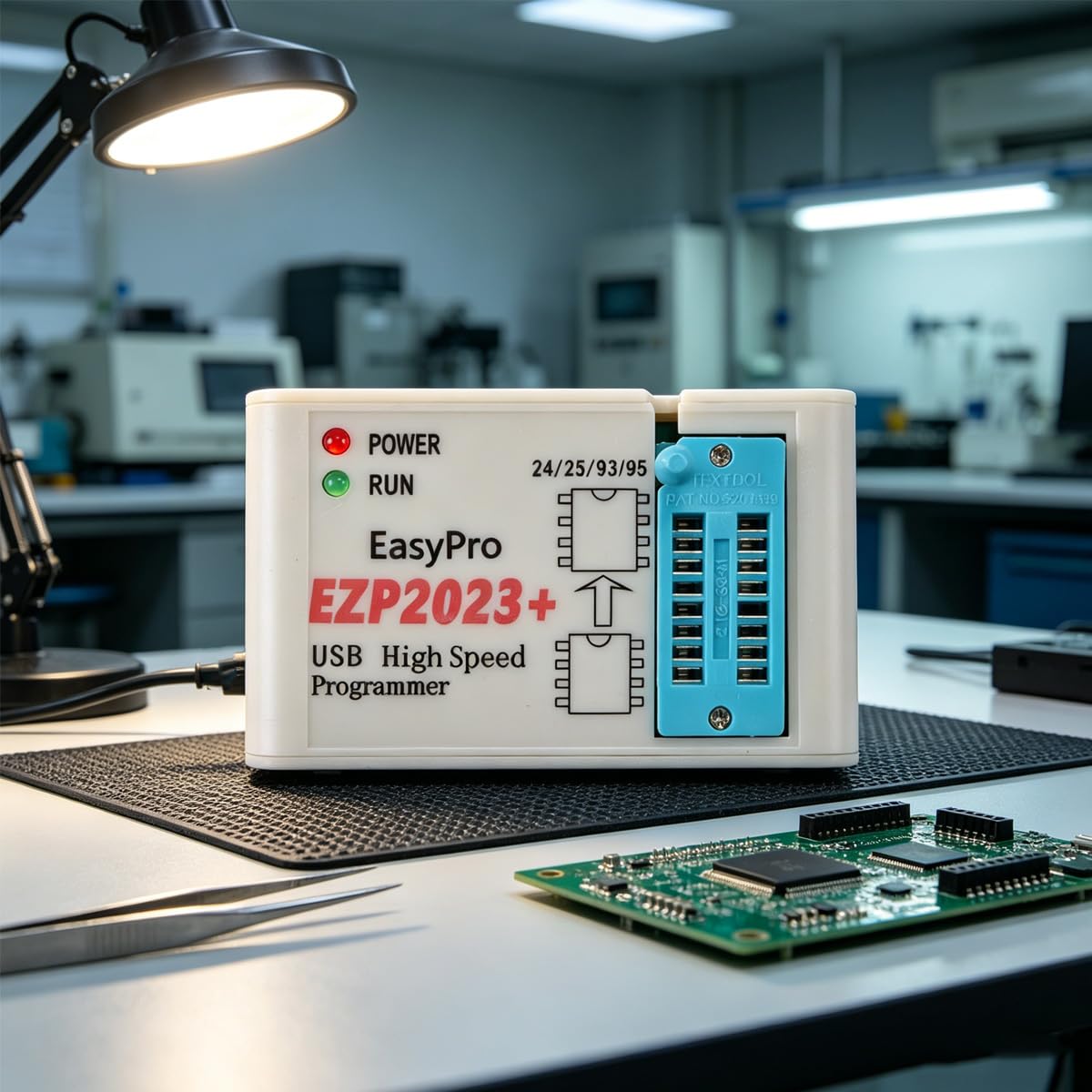 Riven EZP2023 - Programador de flash USB SPI de alta velocidad compatible con compilador EZP2023 24/25/93 EEPROM 25 Flash Bios Chip