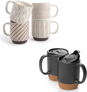 Dowan Large Stoneware Mug, Set of 2