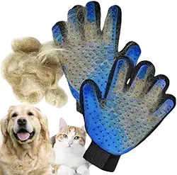 Luva Pet Magnética Removedora De Pelos Para Cães E Gatos Escova Nano Tira Pelos Sem Danificar A Pele Do Pet