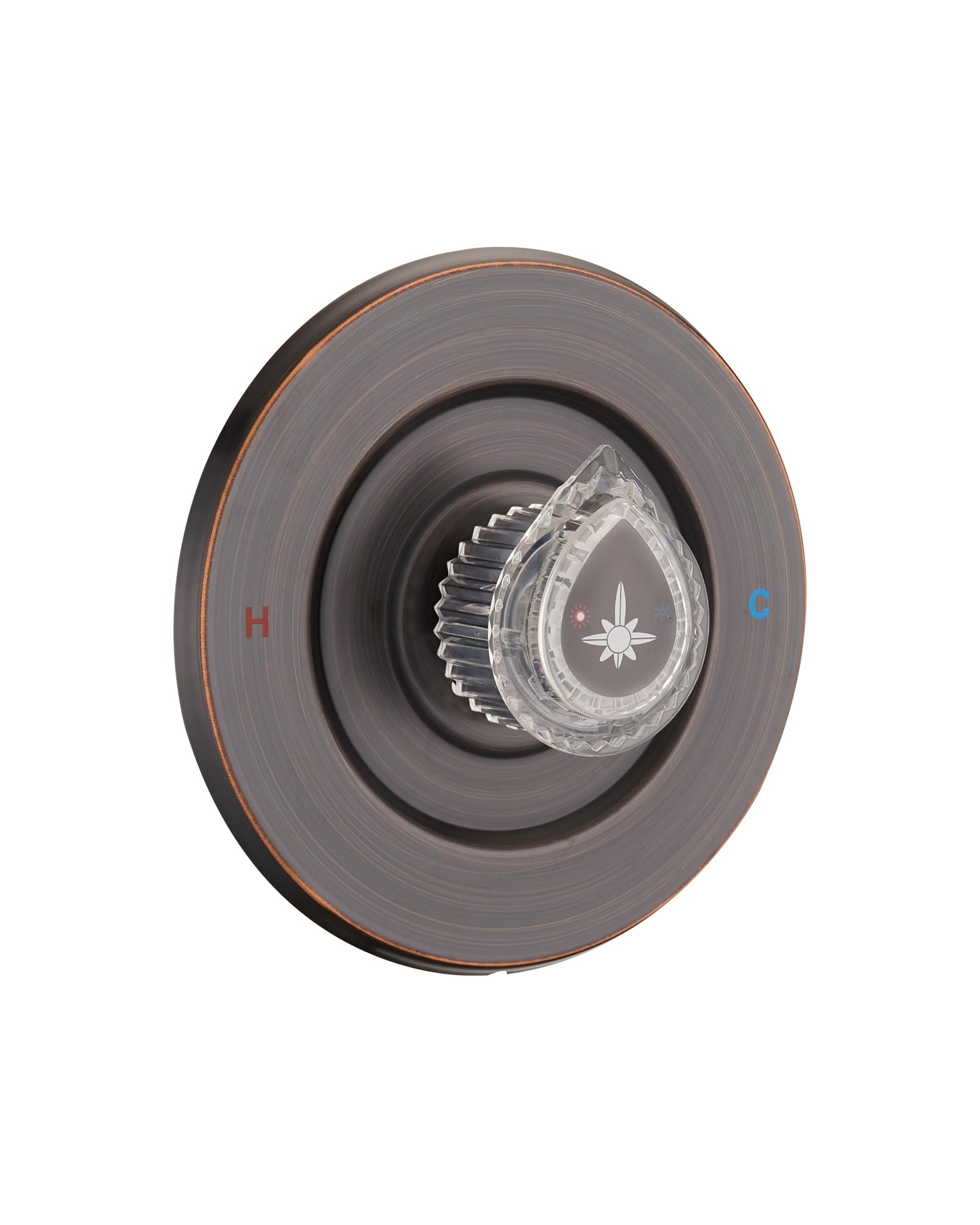 Shower Faucet Trim Kit Compatible with Moen Fit Chateau Valve Only, Pull-on Push-off Design Knob Handle, Oil Rubbed Bronze