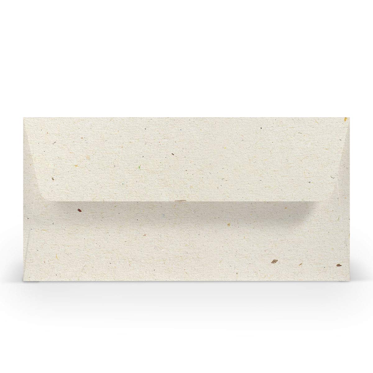 PAPERADO 300 Briefumschläge DIN lang/DL - Terra Vanilla Creme Beige - 100 g/m² Kuvert ohne Fenster 22 x 11 cm - Umschläge mit Nassklebung gerader Klappe