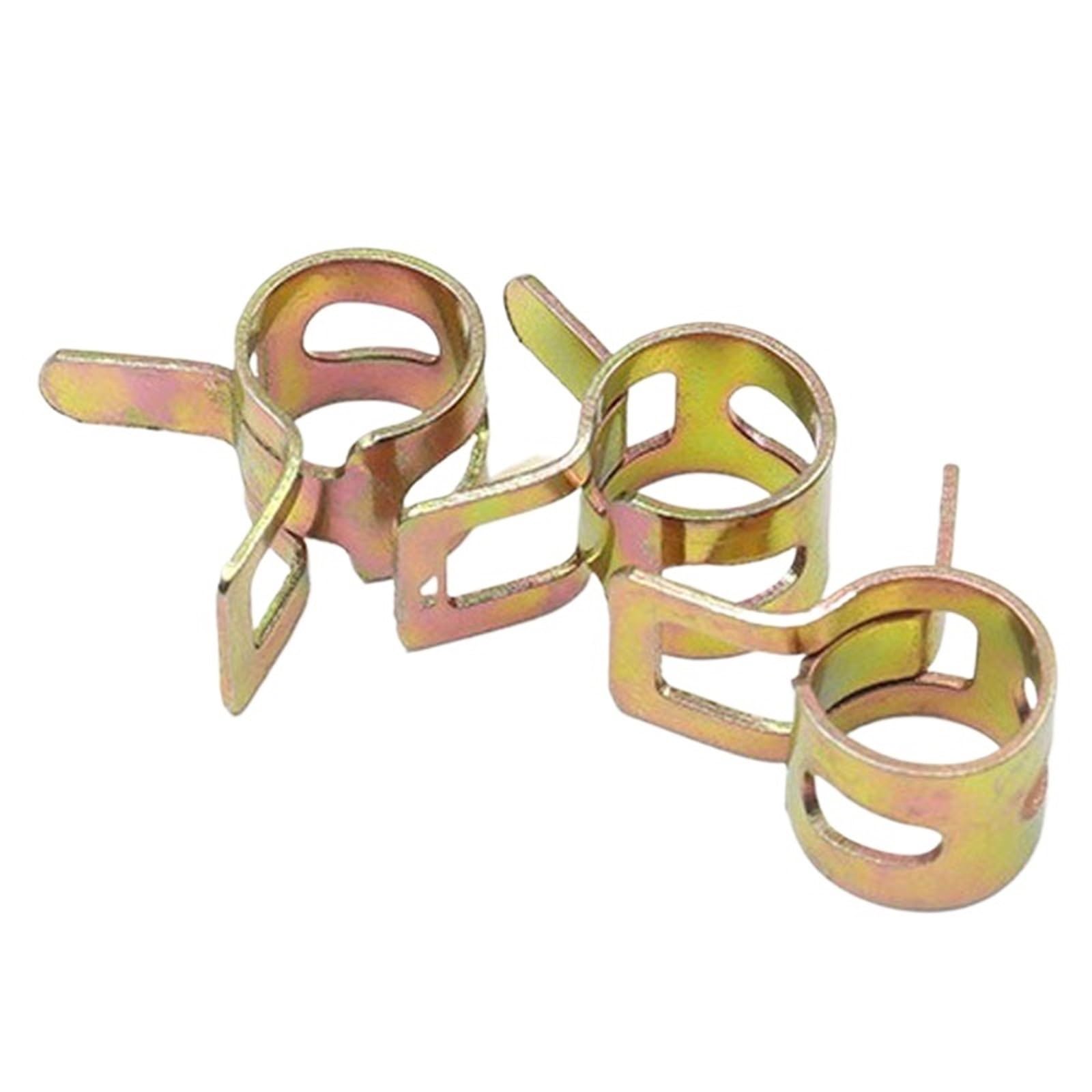 Hqycl One Color 75Pcs 60Pcs/Set 6-15Mm Vacuum Spring Fuel Oil Water Cpu Hose Clip Pipe Tube For Band Clamps Metal Fastener 65Mn Manganese Steel(60Pcs)